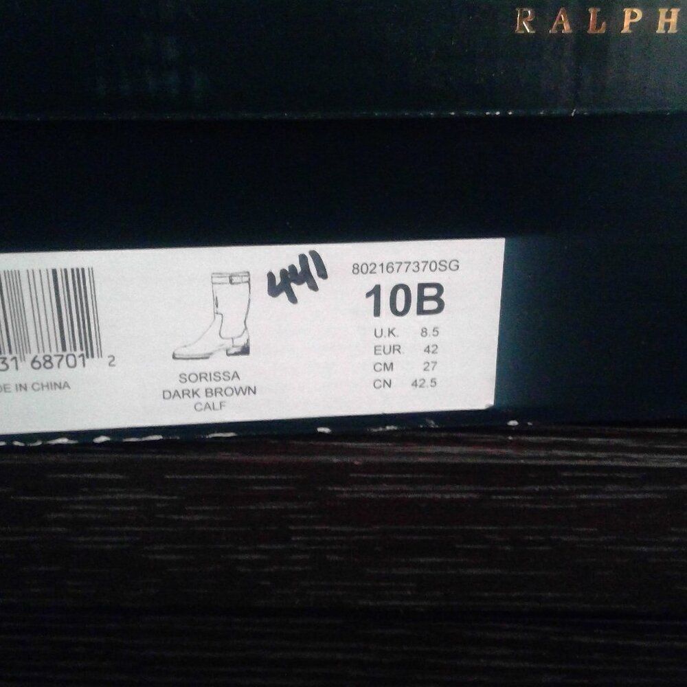 Ralph Lauren Sorissa Dark Brown Calf - Picture 7 of 7